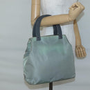 PRADA Hand Bag Nylon Khaki Auth 140626-23
