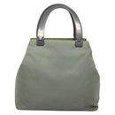 PRADA Hand Bag Nylon Khaki Auth 140626-2