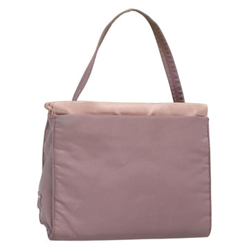 PRADA Hand Bag Nylon Pink Auth 140627