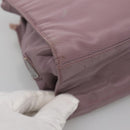 PRADA Hand Bag Nylon Pink Auth 140627-15