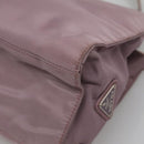 PRADA Hand Bag Nylon Pink Auth 140627-16
