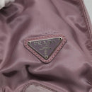 PRADA Hand Bag Nylon Pink Auth 140627-18