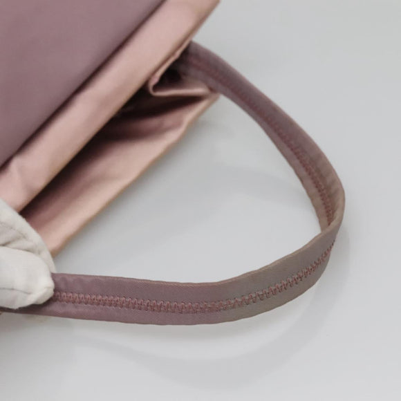PRADA Hand Bag Nylon Pink Auth 140627