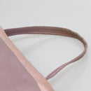 PRADA Hand Bag Nylon Pink Auth 140627-8