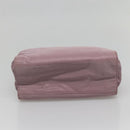 PRADA Hand Bag Nylon Pink Auth 140627-5