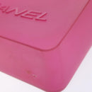 CHANEL Tote Bag Rubber Pink CC Auth 140632-9