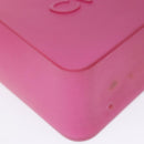 CHANEL Tote Bag Rubber Pink CC Auth 140632-14