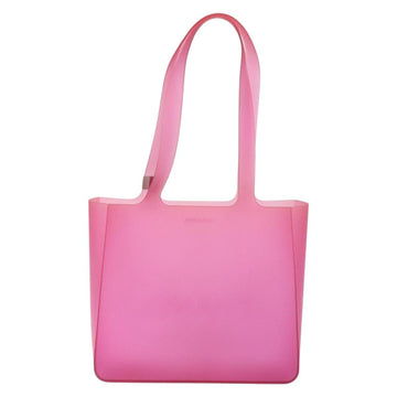 CHANEL Tote Bag Rubber Pink CC Auth 140632 - 0