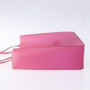 CHANEL Tote Bag Rubber Pink CC Auth 140632-4