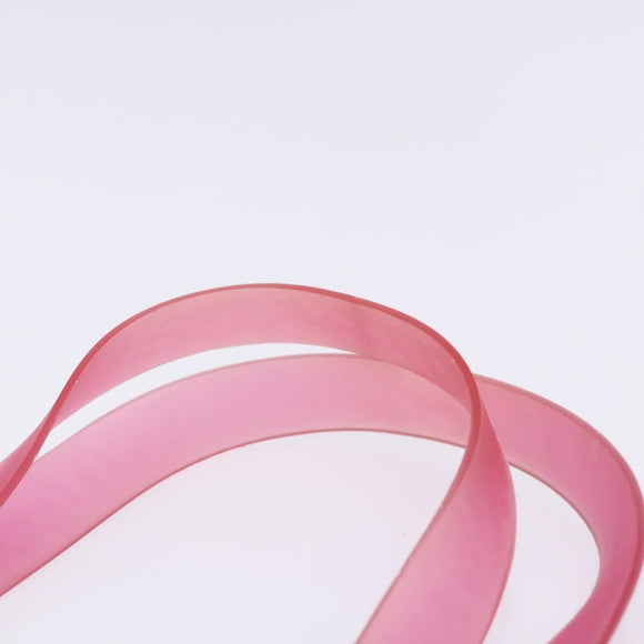 CHANEL Tote Bag Rubber Pink CC Auth 140632