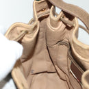 GUCCI GG Supreme Web Sherry Line Bag PVC Beige Gold 72 02 034 Auth 140637-21