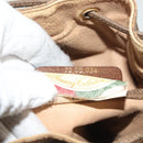 GUCCI GG Supreme Web Sherry Line Bag PVC Beige Gold 72 02 034 Auth 140637-23