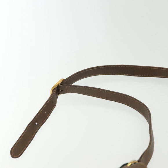 GUCCI GG Supreme Web Sherry Line Bag PVC Beige Gold 72 02 034 Auth 140637