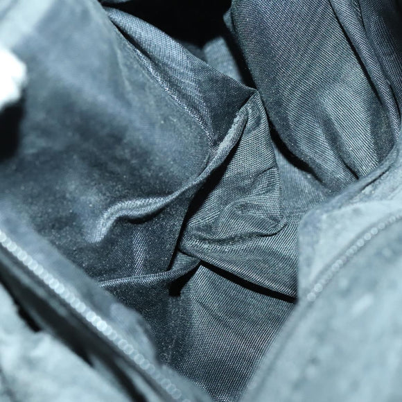 GUCCI Bamboo Hand Bag Leather 2way Black Gold 001 1781 1577 Auth 140641