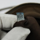 Miu Miu Hand Bag Leather 2way Gray Gold Auth 140644-22