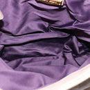 Miu Miu Matelasse Hand Bag Leather 2way Pink Gold Auth 140645-20