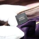 Miu Miu Matelasse Hand Bag Leather 2way Pink Gold Auth 140645-24