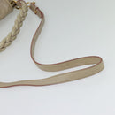 Miu Miu Matelasse Hand Bag Leather 2way Pink Gold Auth 140645-9