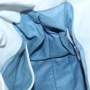 BVLGARI Chandra Shoulder Bag Leather White Gold Auth 140646-19