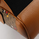 GUCCI GUCCIxDisney GG Supreme Backpack PVC Beige Gold 552884 Auth 140648SM-18