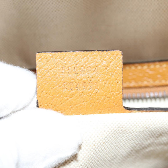 GUCCI GUCCIxDisney GG Supreme Backpack PVC Beige Gold 552884 Auth 140648M