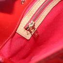 LOUIS VUITTON Monogram Vernis Reade PM Hand Bag Red Rouge M91088 LV Auth 140650-19