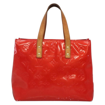 LOUIS VUITTON Monogram Vernis Reade PM Hand Bag Red Rouge M91088 LV Auth 140650 - 0