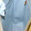 LOUIS VUITTON Monogram Vernis Columbus Tote Bag Gris M91028 LV Auth 140651-18