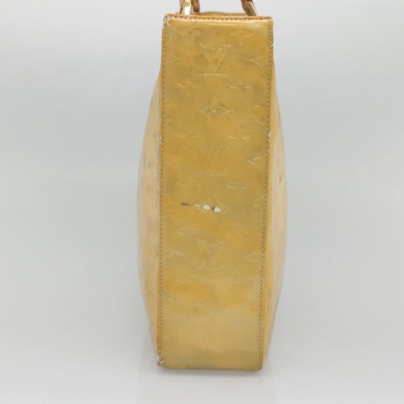 LOUIS VUITTON Monogram Vernis Columbus Tote Bag Gris M91028 LV Auth 140651