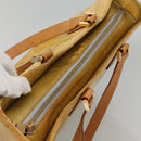 LOUIS VUITTON Monogram Vernis Columbus Tote Bag Gris M91028 LV Auth 140651-6