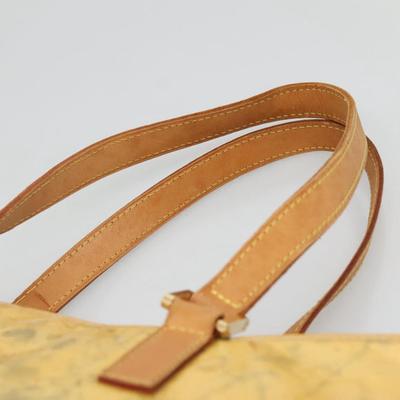 LOUIS VUITTON Monogram Vernis Columbus Tote Bag Gris M91028 LV Auth 140651