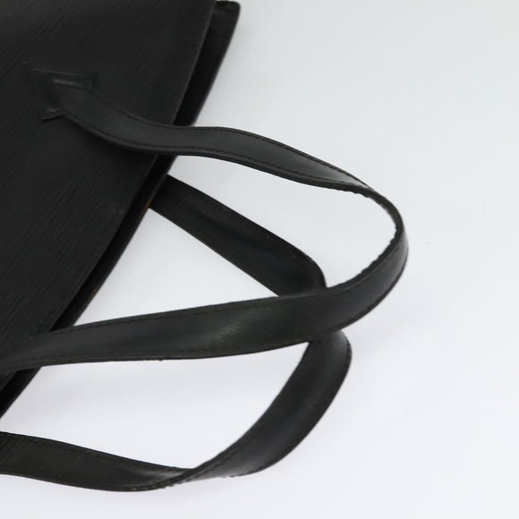 LOUIS VUITTON Epi Saint Jacques Shopping Bag Black M52262 LV Auth 140664