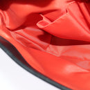 BURBERRY Blue Label Shoulder Bag Canvas Orange Silver Auth 140671-20