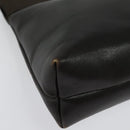 Salvatore Ferragamo Vala Shoulder Bag Leather Brown Gold Auth 140673-10