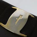 Salvatore Ferragamo Vala Shoulder Bag Leather Brown Gold Auth 140673-14