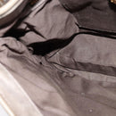 Miu Miu Matelasse Shoulder Bag Leather 2way Gray Gold Auth 140677-23