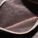 Miu Miu Matelasse Shoulder Bag Leather 2way Gray Gold Auth 140677-24