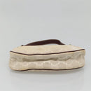 CELINE Macadam Canvas Shoulder Bag Beige Gold Auth 140680-9