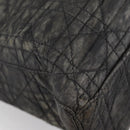 Christian Dior Canage Tote Bag Nylon 2way Black Gold Auth 140681-14