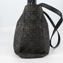 Christian Dior Canage Tote Bag Nylon 2way Black Gold Auth 140681-5