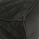 CHANEL Matelasse Shoulder Bag Canvas Black Gold CC Auth 140683-14