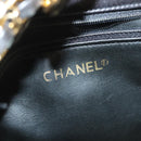 CHANEL Matelasse Shoulder Bag Canvas Black Gold CC Auth 140683-17