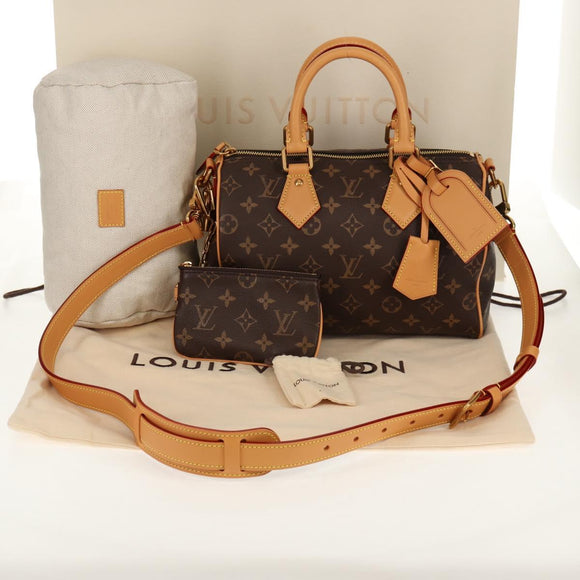 LOUIS VUITTON Monogram Speedy P9 Bandouliere 25 Hand Bag M24443 LV Auth 140686SM
