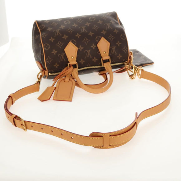 LOUIS VUITTON Monogram Speedy P9 Bandouliere 25 Hand Bag M24443 LV Auth 140686SM