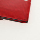 LOUIS VUITTON Epi LV × Supreme Chain Compact Wallet Red M67755 LV Auth 140687M-18