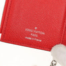 LOUIS VUITTON Epi LV × Supreme Chain Compact Wallet Red M67755 LV Auth 140687M-20