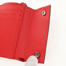 LOUIS VUITTON Epi LV × Supreme Chain Compact Wallet Red M67755 LV Auth 140687M-23