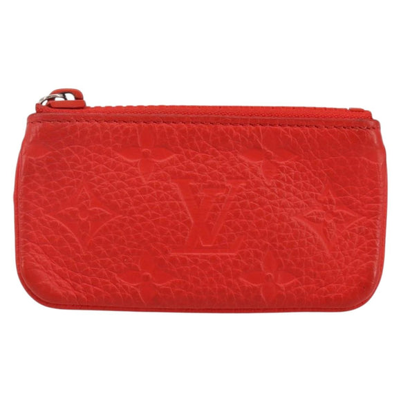 LOUIS VUITTON Empreinte Virgil Abloh Pochette Cles Coin Purse M67474 Auth 140688