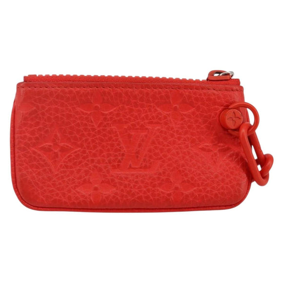 LOUIS VUITTON Empreinte Virgil Abloh Pochette Cles Coin Purse M67474 Auth 140688