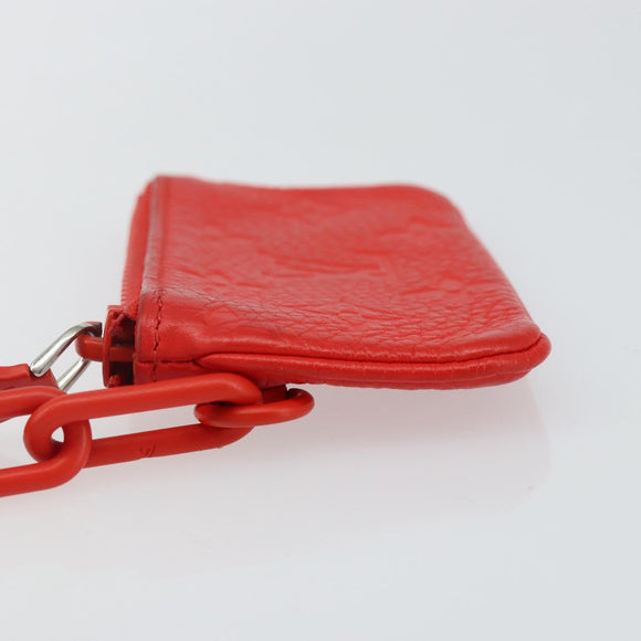 LOUIS VUITTON Empreinte Virgil Abloh Pochette Cles Coin Purse M67474 Auth 140688
